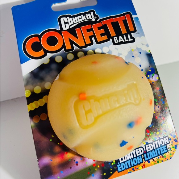 Chuck It! Confetti Ball Dog Toy, M Limited Edition NEW!!! - Picture 10 of 10